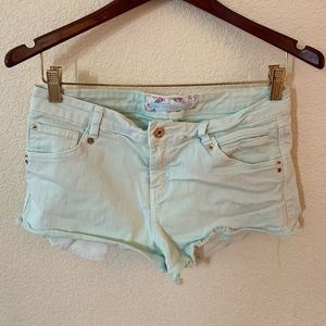 Bershka Mint Shorts